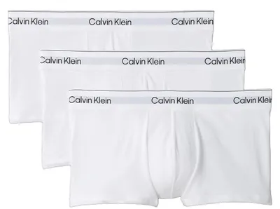 Produktbild von Calvin Klein Icon Baumwolle Stretch 3-Pack Low Rise T LV00NB4389-100 Weiß Größe XS