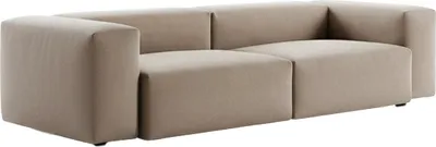 Produktbild von KAWOLA Sofa CELESTE 4-Sitzer Lederfaserstoff anthrazit