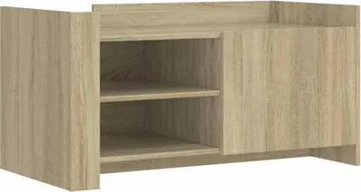 Productafbeelding van vidaXL Salontafel Sonoma-eik, 100x50x50 cm, houtvezel