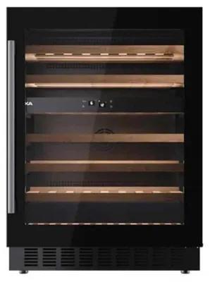 Obrázek produktu pro Teka RVU 20046 GBK, Termoelektrická chladnička na víno, Stojací, 46 lahev/lahve, 100 W, G, Černá