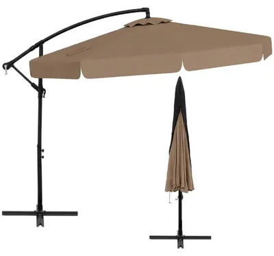 Obrázek produktu pro Zahradní slunečník s klikou NP12327TN, Ø300 cm, hnědý
