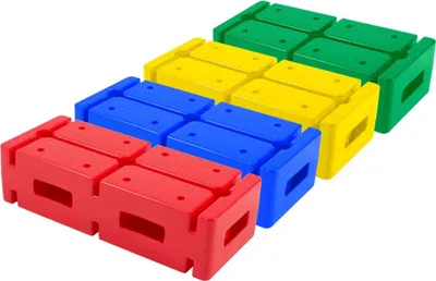 Image de Ensemble de jouets Spordas - 4 blocs de construction robustes pour enfants