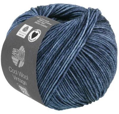 Produktbild von Lana Grossa - Cool Wool Vintage 7366 dunkelblau