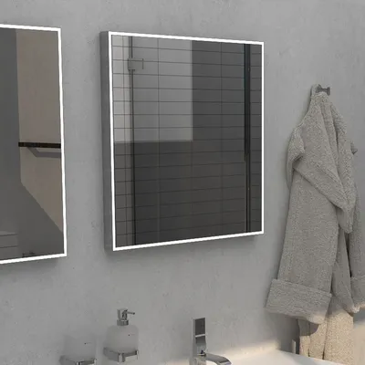 Obrázek produktu pro Černé LED zrcadlo 700x700 NIMCO ZPC 13077-90