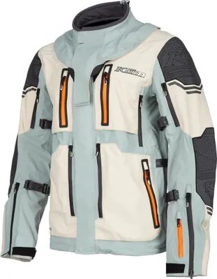Produktbild von Klim Adventure Rally Gore-Tex Enduro Motorrad Textiljacke, grau/mint/orange, XL