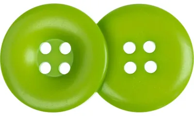 Immagine prodotto di Set di 6 bottoni - 28 mm (diametro) - Verde
