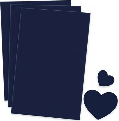 Productafbeelding van Reparatiestickers Jas - Stoffen Plakkers - Kleding Repareren - Waterdicht en Zelfklevend - 3 Stuks - Donkerblauw