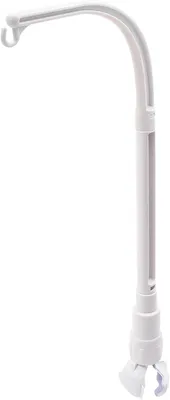 Obrázok produktu pre Držiak na mobil pre detskú postieľku, 58 cm, rameno na mobil pre detskú postieľku, odnímateľný a nastaviteľný držiak na zavesenie mobile/hračky do postieľky, biela