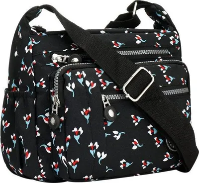 Imagen del producto de Bolsa bandolera Unyqoos® para mujer, con cierre de cremallera – Modelo de hombro