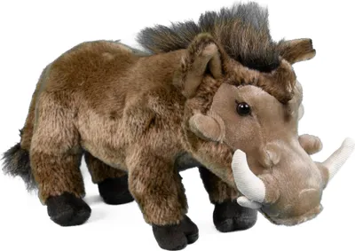Produktbild von Kuscheltier Warzenschwein stehend braun 36 cm