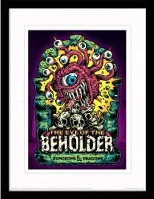 Immagine prodotto di Dungeons & Dragons - Beholder - Stampa d'arte con cornice