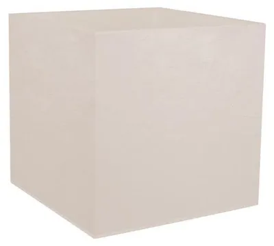 Produktbild von Quadratischer Blumentopf 40 cm –  – Volcania – 31 l – Für drinnen und draußen – Steindekor – 39,5 x 39,5 x 43,5 cm (H) – Kalksteinbeige