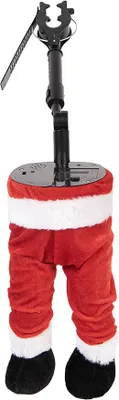Image de Clayre & Eef Figurine de décoration de Noël Père Noël 17x13x35 cm / 3xAA Rouge Plastique