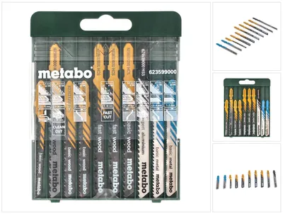 Obrázok produktu pre Sortiment pílových listov Metabo 10 kusov