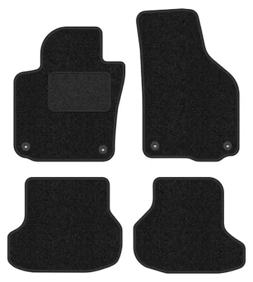 Immagine prodotto di Tappetini in moquette per Volkswagen Golf VI 2011-2016 (cabrio) – set 4 pezzi, antracite, su misura – Wielganizator ANTHRA