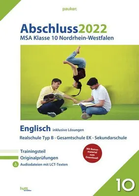 Produktbild von Abschluss 2022 - Mittlerer Schulabschluss Nordrhein-Westfalen Englisch Realschule