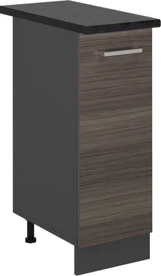 Produktbild von Apothekerschrank Vicco R-Line Edelgrau 30 cm , AP Anthrazit, Model 54163