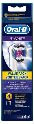 Produktbild von Braun Oral-B Aufsteckbürsten 3D White 4er