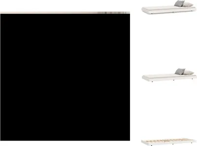 Obrázek produktu pro vidaXL Postel z masivu bílá 90x190 cm borovice - Postele a rámy postelí