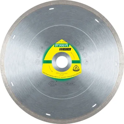 Produktbild von Klingspor DT 900 FL Diamanttrennscheiben, 180 x 1,6 x 22,23 mm 1,6 x 7 mm, geschl. Rand m. Laserschlitzen