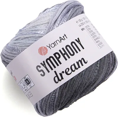 Produktbild von YarnArt Symphony Dream 3118 - 100g/250m, Vielseitige, Weiche Multicolor-Wolle aus Baumwolle & Viskose