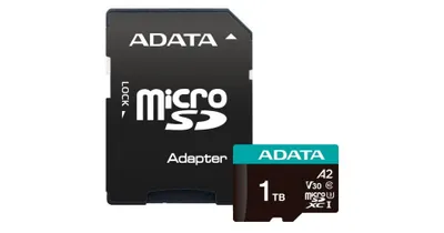 Obrázek produktu pro Adata ADATA AUSDX1TUI3V30SA2-RA1 paměťová karta 1 TB MicroSDXC UHS-I Class 10