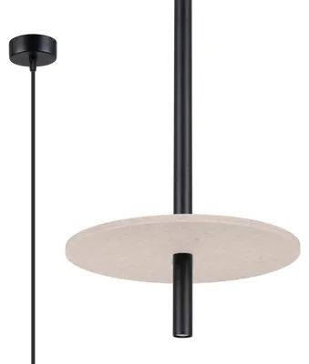 Productafbeelding van Hanglamp FELTRO 1 zwart/beige