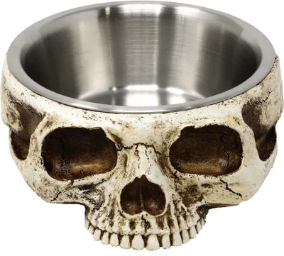 Produktbild von Hunde Futterschüssel in Form eines Totenkopf - Haustier, Hunde, Hundenapf (Klein)