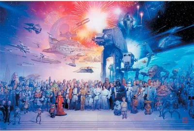 Obrázek produktu pro Plakát Star Wars Legacy Postavy 91,5x61cm