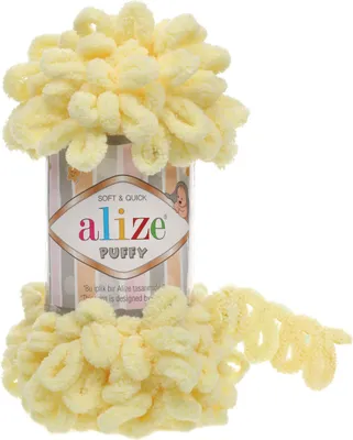 Produktbild von Alize Puffy (100g/9m) 13 hellgelb
