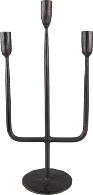 Produktbild von Clayre & Eef Kerzenständer 43 cm Schwarz Eisen