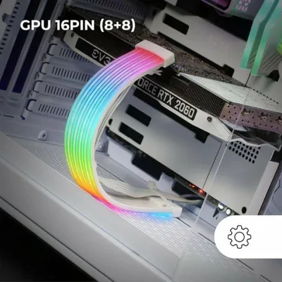 Obrázek produktu pro Mars Gaming MCA-16X, 16(8+8)pin, ARGB 3pin, Bílá, RoHS, Federální komunikační komise (FCC), CE, 88,8 g, 1 kusů, 49 mm