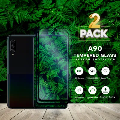 Produktbild von 2-Stück Samsung Galaxy A90 – gehärtetes Glas 9H – 3D-Displayschutz in Superqualität