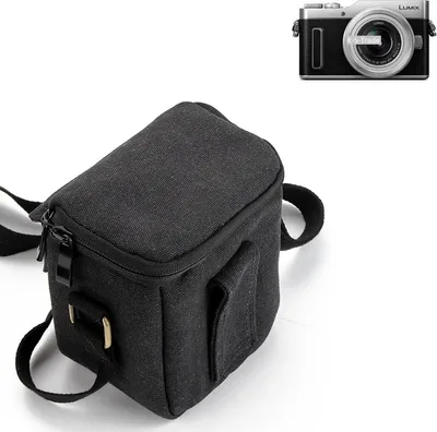 Produktbild von K-S-Trade Umhängetasche kompatibel mit Panasonic Lumix DC-GX880 Schulter Tasche Tragetasche Kameratasche Fototasche schwarz Schutzhülle