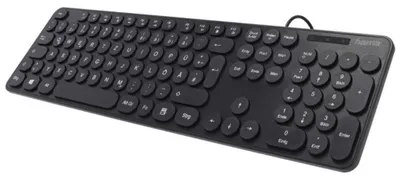 Produktbild von Tastatur, Hama KC-500, USB, rumänisches Layout, Schwarz