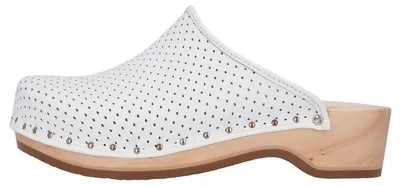 Produktbild von Berkemann Standard-Toeffler Clogs Robuste Holz-Clogs mit genagelten Schäften, Perforiertes Leder für hohe Atmungsaktivität, Schockabsorbierende Sohle für optimale Dämpfung