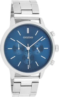 Immagine prodotto di Oozoo Orologio da polso in acciaio inossidabile argento Orologi da uomo analogici UOC11406