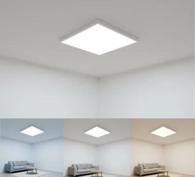 Produktbild von Braytron LED Panel Deckenleuchte 30-50W 3CCT 3000-6500K einstellbar Superhell Deckenlampe 60X60 cm