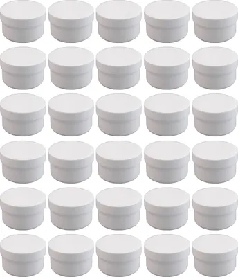 Produktbild von 30 Salbendöschen 60ml flach - hergestellt in Deutschland
