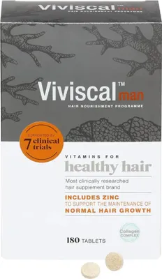 Produktbild von Viviscal Hair Growth Tablets Man 180st