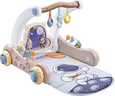 Produktbild von Eco Toys Spielmatte 2-in-1 Aktivitäten Blau Lauftrainer HC629764