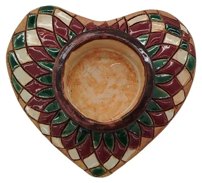 Obrázok produktu pre Držiak na čajovú sviečku "Mandala", srdce