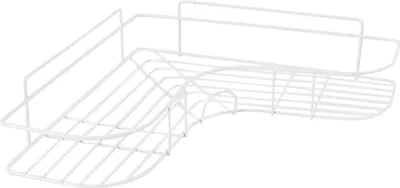 Produktbild von Badezimmerregal Weiß 27.5x27.5x7.5cm, bohrfreie Montage, feuchtigkeitsbeständig