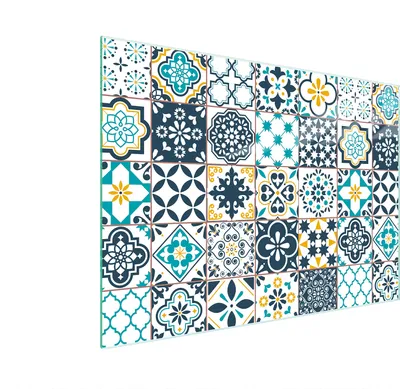 Produktbild von Schneidebrett Herdabdeckplatte Multiglasschneidplatte 30x22 cm Mosaik Stück