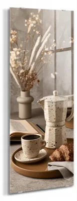 Image de STYLER, tableau en verre, 30x80 cm, design moderne, décoration murale élégante, idéal pour le salon, la chambre, le couloir ou le bureau