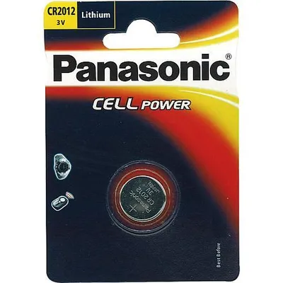 Produktbild von Panasonic CR2012, Lithium, 3V, 55 mAh, 1,4g