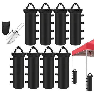 Produktbild von 8 Sandsäcke – Sandsäcke für Camping – Sandsäcke für den Strand – Sandsäcke für den Garten – Leicht – Langlebig – Sandsäcke