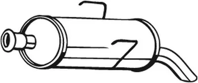 Produktbild von BOSAL 190-005 Endschalldämpfer passend für PEUGEOT 106 I (1A, 1C) Auspuff