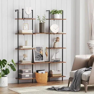 Produktbild von Geoptimierte Titel  Unyqoos® Regal mit 6 Etagen - Stilvolles und Funktionales Leiterregal - Vielseitig Einsetzbar - Holz - 180 cm hoch - Perfekt für jeden RaumKurze Verkaufsbeschreibung  Entdecken Sie das Unyqoos® Regal mit 6 Etagen, das stilvolles Design mit funktionaler Vielseitigkeit vereint. Ideal für die Aufbewahrung und Präsentation in jedem Raum, bietet es eine elegante Lösung für Ihre Bedürfnisse.Ausführliche Produktbeschreibung  Das Unyqoos® Regal mit 6 Etagen ist aus hochwertigem Holz gefertigt un