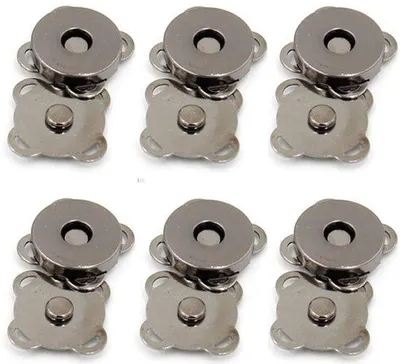 Immagine prodotto di Bottoni magnetici da 18 mm, neri, 30 pezzi